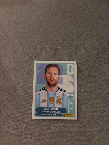 Sticker lionel messi panini - lionel,
