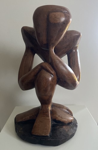 Statua legno artigianale - legno,