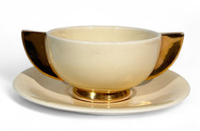 Bol à oreilles ROBJ Art Déco Modernisme 1930 faience signé  era Jean Dunand