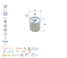 FILTRO CARBURANTE MERCEDES