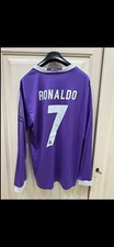 RONALDO 7 REAL MADRID C.F. 2016 2017 AWAY MAGLIA JERSEY UCL