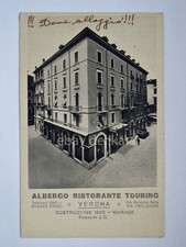 VERONA Albergo ristorante TOURING Ferrari & C vecchia cartolina