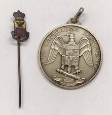 medaglia 8° reggimento artiglieria semovente ag + spilla e.789