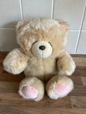 Hallmark Forever Friends Peluche Giocattolo Morbido Vintage Orsacchiotto Piedi Rosa Orecchie 12"