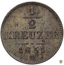 AUSTRIA 1/2 Incrociatore 1851