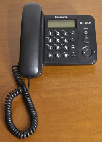 Telefono fisso ufficio nero - fisso,