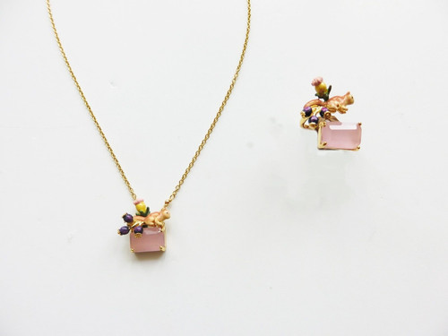 Set collana anello - collana,
