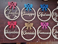 Palla di natale con nome in