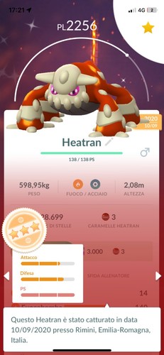 Pokemon shiny heatran pl - go, heatran,pl
