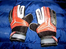 REUSCH RECEPTOR vintage Guanti Portiere Calcio bimbo kid goalkeeper gloves '90s