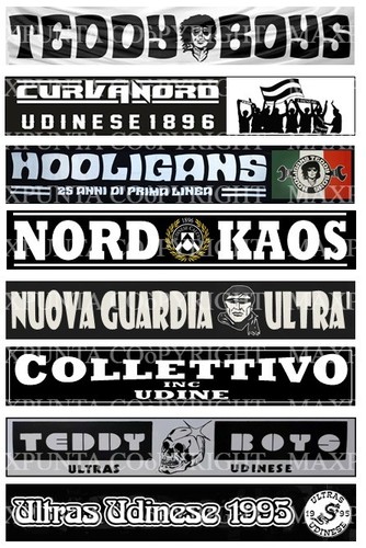 Udinese adesivi plastificati - udinese,