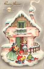 da556 cartolina augurale buon