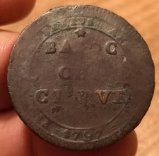 Moneta 5 Baiocchi 1797, Stato