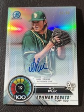 2018 Bowman Scouts Top 100 AJ