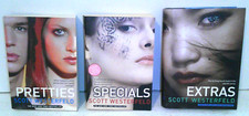 3 Books from the Uglies Series by Scott Westerfeld Pretties, Specials, Extras