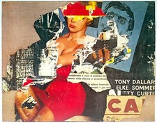 Mimmo rotella raro 1979 - rotella, dumont