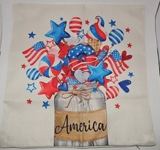 Federa copricuscino America 4 luglio, giorno dell'indipendenza