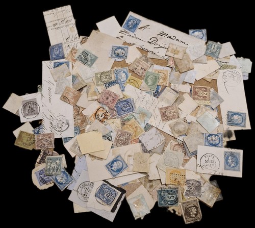 Lotto francobolli francesi - lotto,