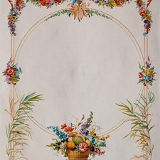 Erik Mittasch decorazione floreale disegno biglietto invito contemporaneo acquerello 2000e