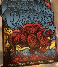 Poster red hot chili peppers - red,
