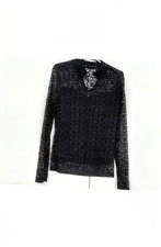 Elegante maglia camicia in