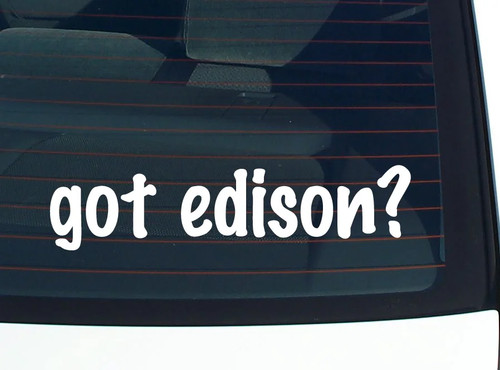 Hai edison adesivo - hai, edison?