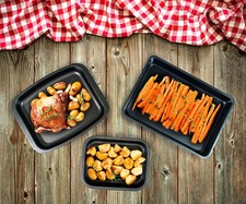Set Girarrosto 3pz Teglia