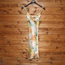 Abito Kenzo Midi Tg. 40 Usato Donna Beige Poliestere (Cod.EBAY1330)