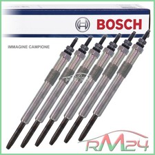 6x CANDELETTA ORIGINALE BOSCH DURATERM GLP001 PER BMW SERIE 5 E28 524 D TD