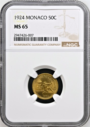 Monaco 1924 50c in - 50c, blazer