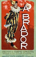 TORINO Esposizione 1911 - Saponi ABRADOR - Clown - Pubblicitaria - NV - PU488