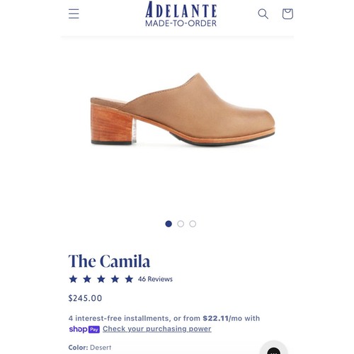 Zoccoli mules adelante camila - mules,