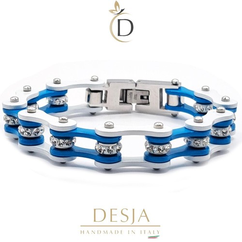 Bracciale catena moto acciaio - bracciale,