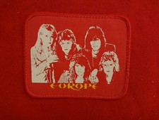 TOPPA PATCH MUSICALE EUROPE ROSSA 80s HARD ROCK HEAVY METAL