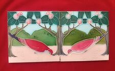 2 pezzi vecchie piastrelle