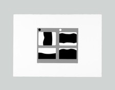 Alberto BURRI - "Lettere C"