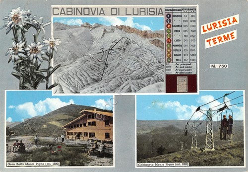 Cartolina lurisia terme vedute - cartolina,