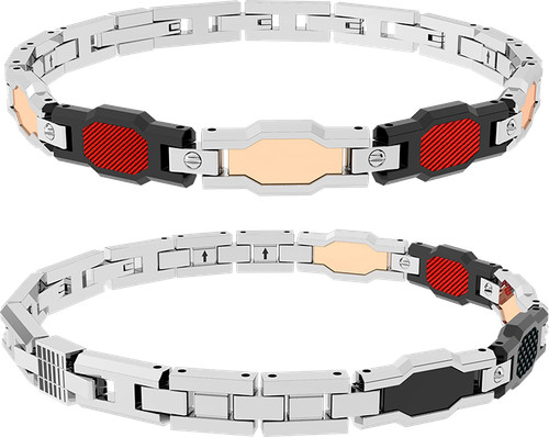 Bracciale rosso amante uomo - bracciale,