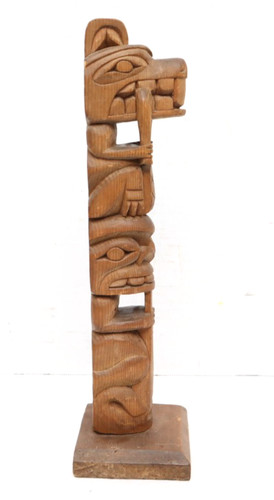Totem northwest coast raro - totem,