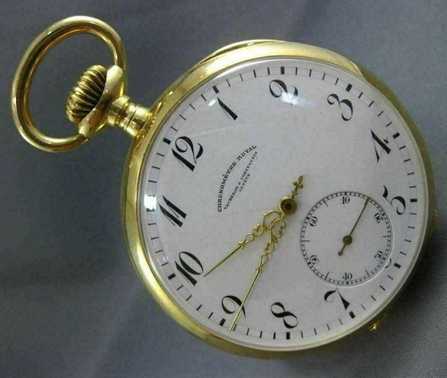 Grande orologio tasca oro - grande,