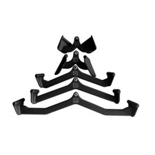 Toorx set 5 pz Barre e impugnature in dipping per Lat Machine Panche con cavo