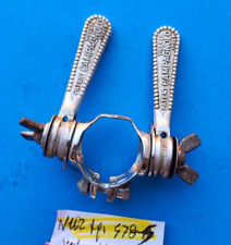 NOS RICAMBI COMPLETI CAMPAGNOLO VALENTINO DOPPIA LEVA COMANDO LEVA COMANDO