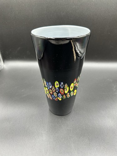 Vaso millefiori vetro - millefiori,