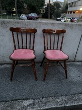 SEDIE  WINDSOR  COPPIA SEDIE