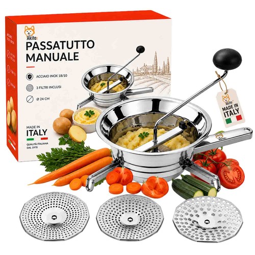 Passatutto acciaio inox - acciaio, cm