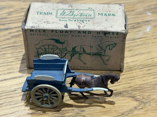 Britain metal milk float - milk,