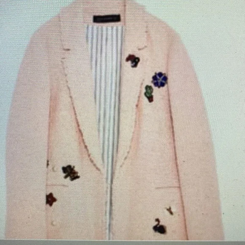 Zara blazer rosa - blazer, tweed
