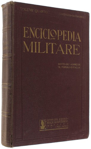 Enciclopedia militare volume - enciclopedia,