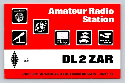 Radioamatore qsl dl2zar - radioamatore,