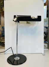 LAMPADA DA TAVOLO 291 SPIDER NERO DESIGN Joe Colombo Oluce 40cm/h FUNZIONA '60s